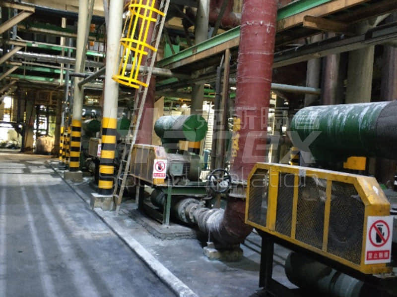 江銅集團羅茨風機隔音降噪項目現場