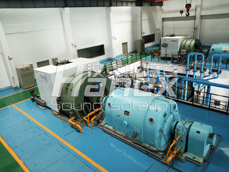 南寧市三峰能源有限公司兩組18MW汽輪機噪聲現場
