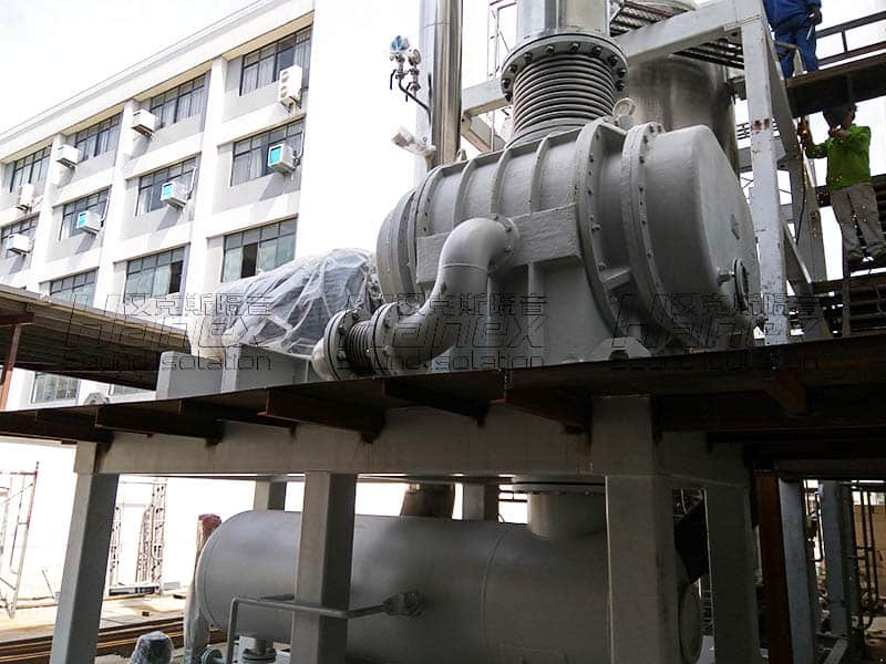 胡慶余堂MVR壓縮機(jī)噪聲治理前 胡慶余堂MVR壓縮機(jī)噪聲治理前