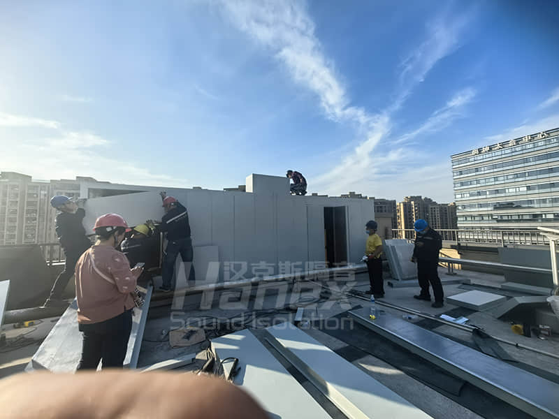 HKS-F50型風(fēng)機隔音房  